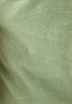 Slub Jersey Dress With Side Pockets Fern Green