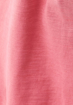 Slub Jersey Dress With Side Pockets Desert Rose Pink