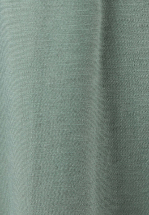 Slub Jersey Dress With Side Pockets Green Tea
