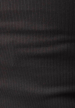 Women's Long Sleeved Cotton Turtleneck Black