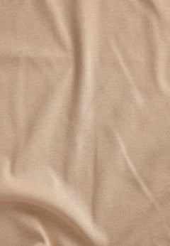 Women's Basic Ribbed Top Soft Beige