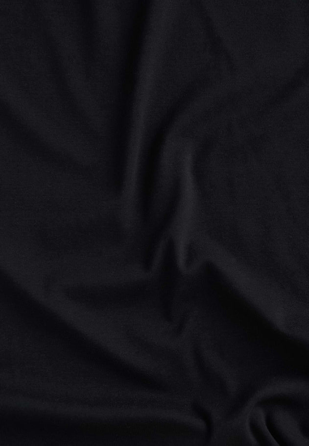 Women's Ribbed Spaghetti Strap Top Black