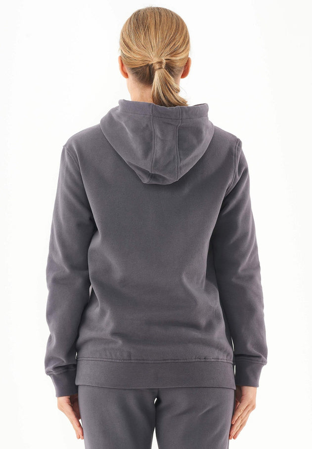 Women's Basic Soft Touch Organic Cotton Hoodie Asphalt