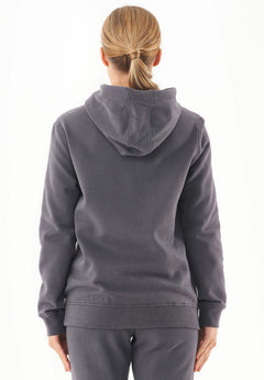 Women's Basic Soft Touch Organic Cotton Hoodie Asphalt