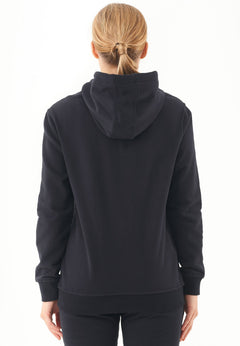 Women's Basic Soft Touch Organic Cotton Hoodie Black