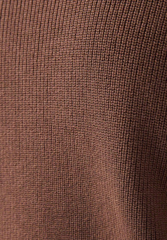 Women's Organic Cotton Turtleneck Knit Cocoa Brown