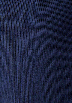 Women's Organic Cotton Turtleneck Knit Navy