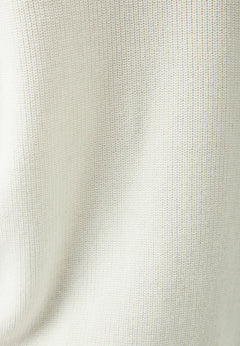 Women's Organic Cotton Turtleneck Knit Off White