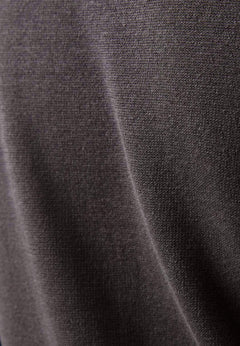 Women's Round Neck Organic Cotton Knit Asphalt