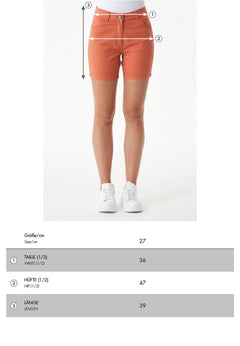 Organication size chart WCASUAL069