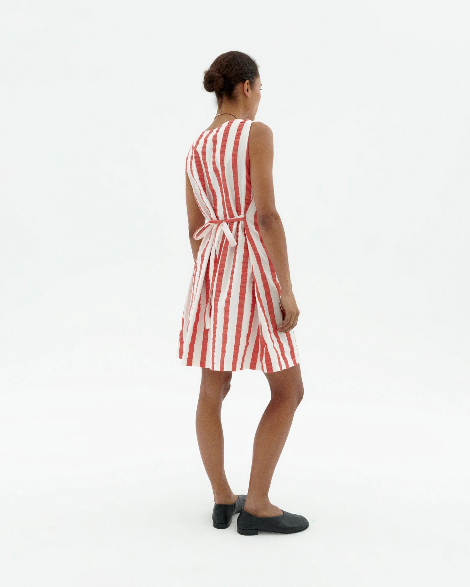Cecile Dress Red Striped