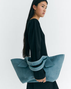 Black fine wool Arianne short dress