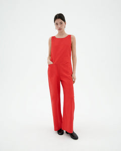 Adriana Jumpsuit Fiery Red