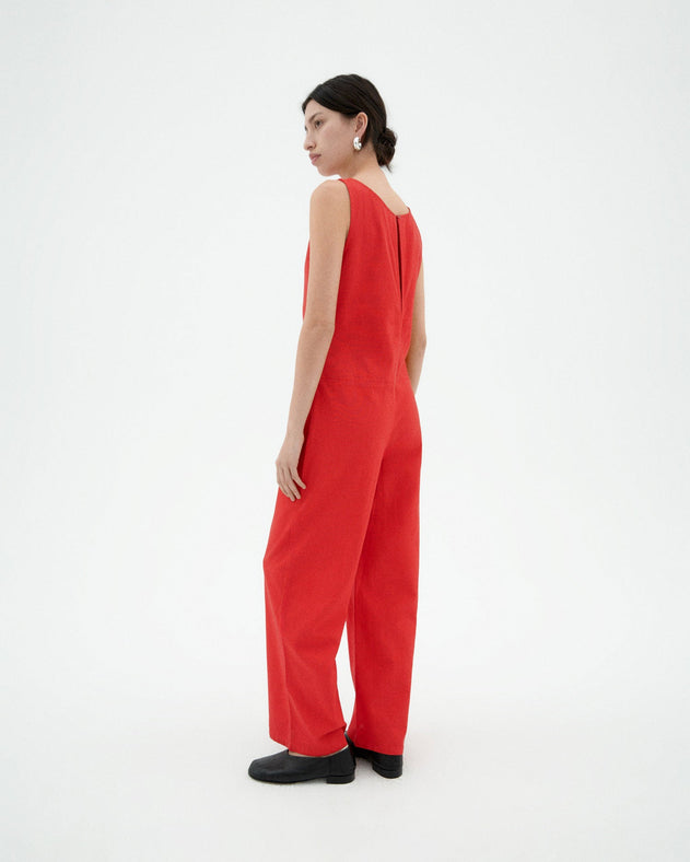 Adriana Jumpsuit Fiery Red