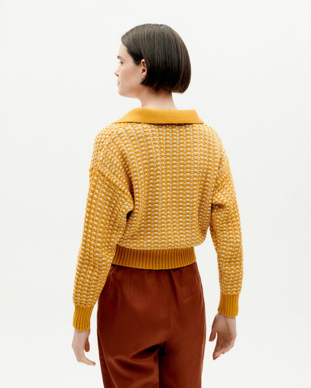 Paquita Knitted Sweatshirt Yellow