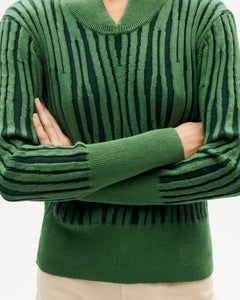 Gery Cotton Cashmere Sweater Green