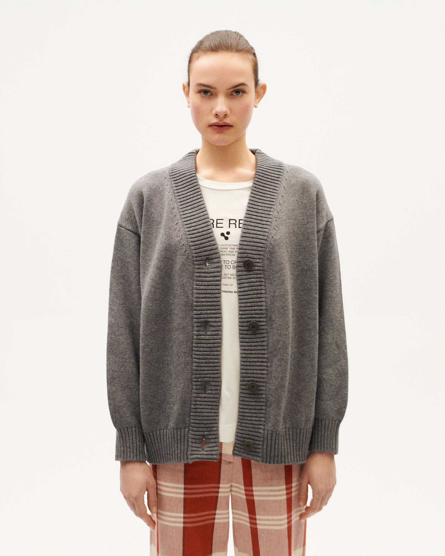 Gray wool cardigan Jazz