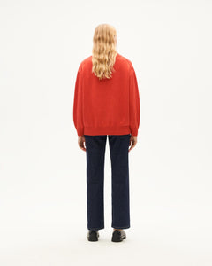 Red wool cardigan Jazz
