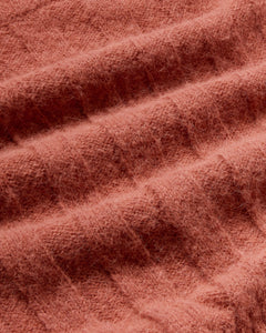 Red alpaca wool Layan sweater