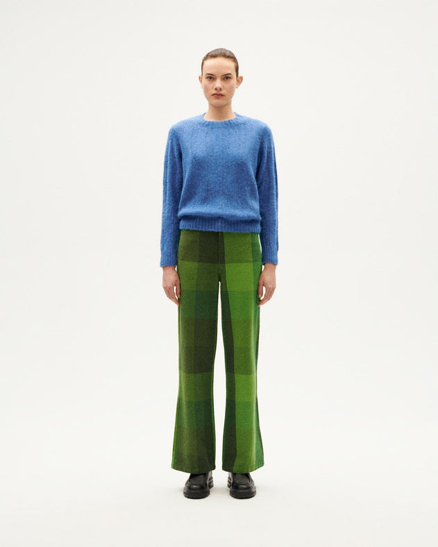 Blue alpaca wool Layan sweater