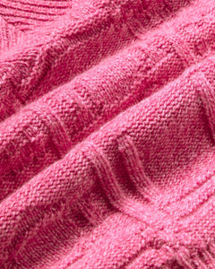 Mica Vest Pink Wool