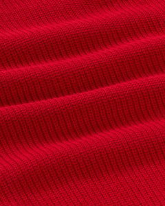 Carmen Cotton Sweater Red