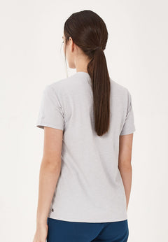Women's Basic V-Neck T-Shirt Cloud Grey