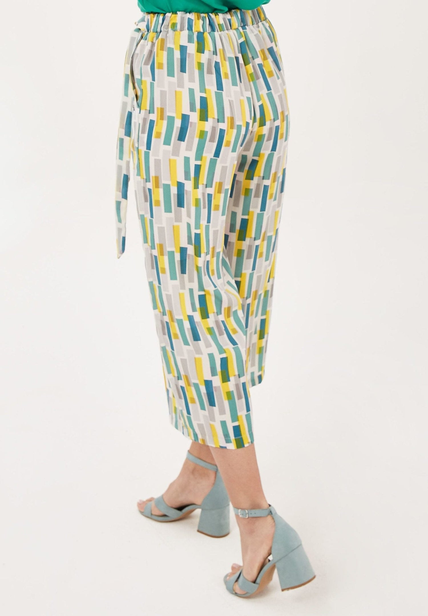 7/8-Lenght Tencel™ Lyocell Culottes All-Over Print