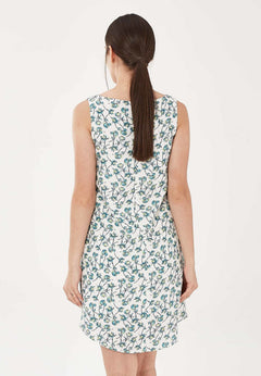 Tencel™ Lyocell Mini Dress With All-Over Floral Print