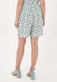 Tencel™ Lyocell Shorts With All-Over Floral Print