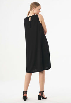 Sleeveless REPREVE® Blend Dress Black