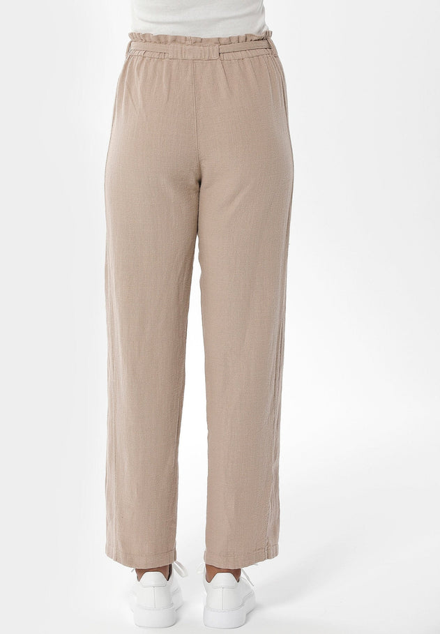 Garment Dyed Pants Beige