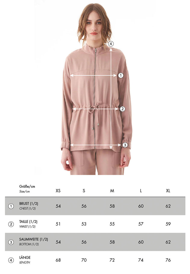 Organication size chart WOR14432