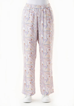 Lyocell Pants Color Waves Lavender
