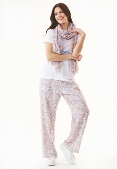 Lyocell Pants Color Waves Lavender