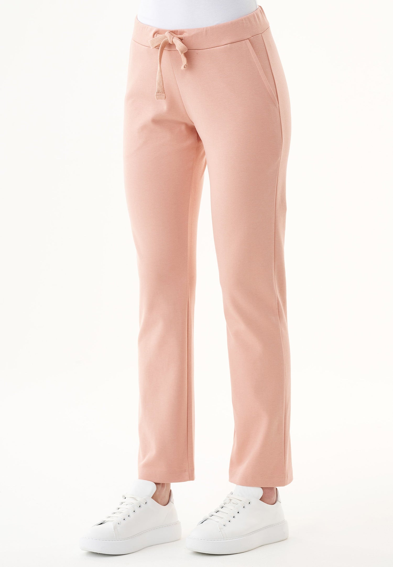 Heavy Stretch Interlock Sweatpants Dusty Blush