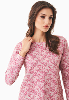 Women's Modal Blend Long Sleeve T-Shirt Autumn Leaves