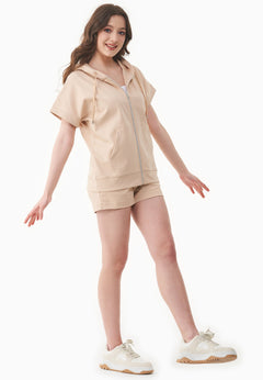 Women's Lightweight Sweatshorts Soft Beige