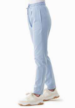 Women's Light Organic Cotton Interlock Sweatpants Ice Blue