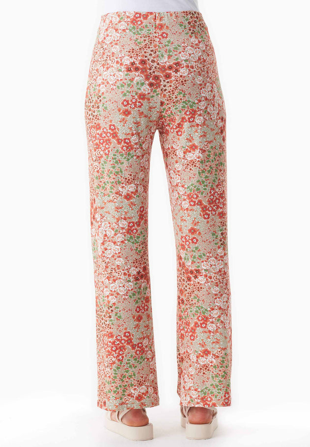 Floral Pattern Jersey Pants Bloom Baby