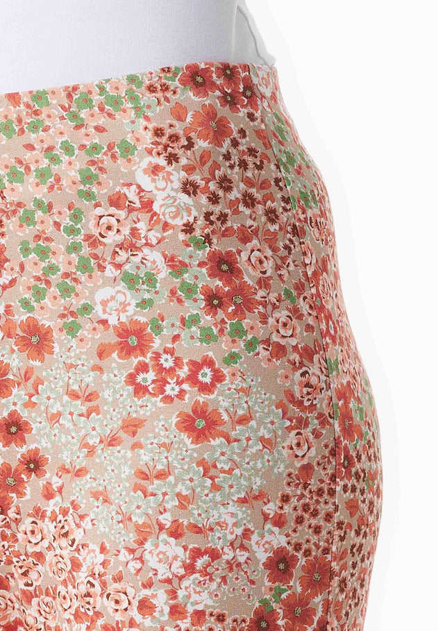 Floral Pattern Jersey Pants Bloom Baby