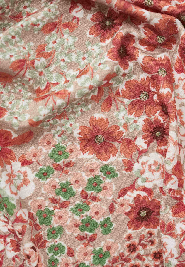 Floral Pattern Jersey Pants Bloom Baby