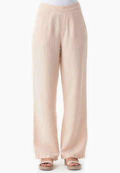 Linen-Lyocell Blend Pants Soft Beige
