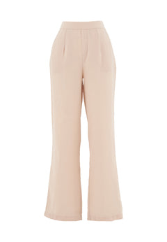 Linen-Lyocell Blend Pants Soft Beige