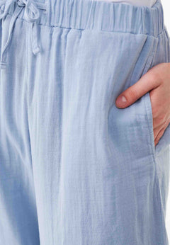 Muslin Summer Pants Ice Blue