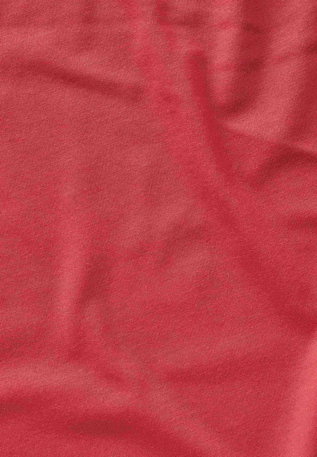 Modal Blend Round Neck Top Radiant Red