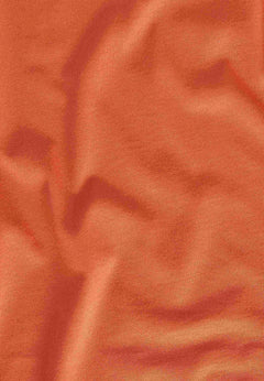 Modal Blend Round Neck T-Shirt Dusty Orange