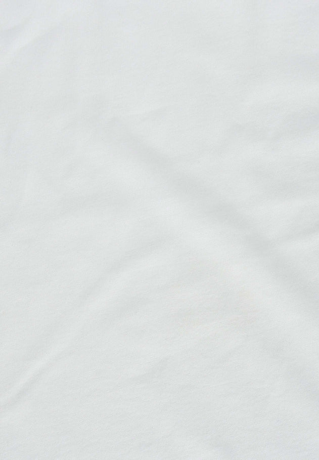 Modal Blend V-Neck Top Off White