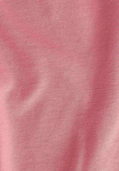 Embroidered Organic Cotton T-Shirt Flamingo Pink