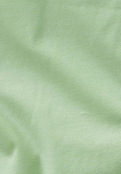 Nature Print Organic Cotton T-Shirt Foam Green